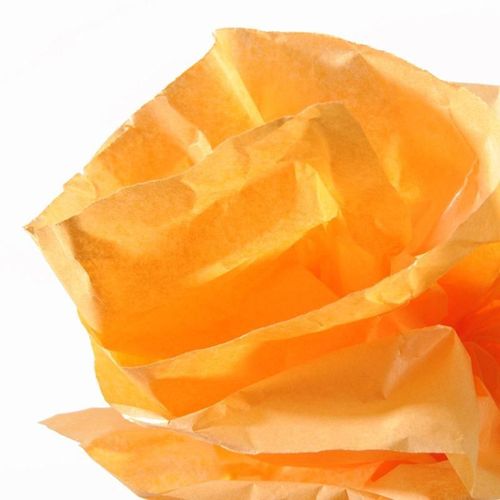 Papier de soie - 0,5 x 5,0 m - 20 g/m² - Orange