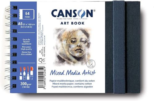 Carnet "Art Book Mixed Média Artist" - A5 Paysage