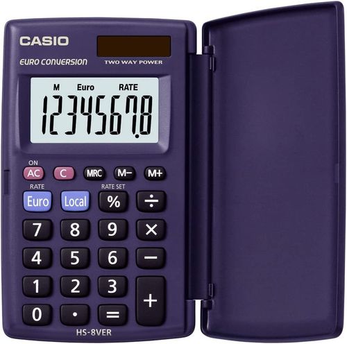Calculatrice de poche HS-8 VERA - Solaire/pile