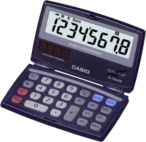 Calculatrice de poche SL-100 VER - Solaire/pile