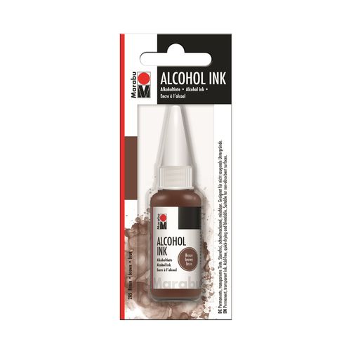 Encre permanente "Alcohol Ink", 20 ml - Marron