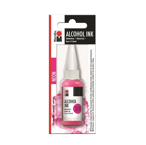 Encre permanente "Alcohol Ink", 20 ml - Rose fluo