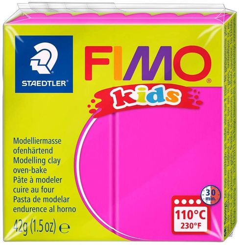 Pâte à modeler "Fimo Kids" - Rose foncé