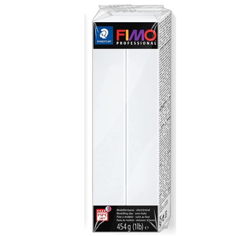 Pâte à modeler "Fimo Professional" 454 g - Blanc
