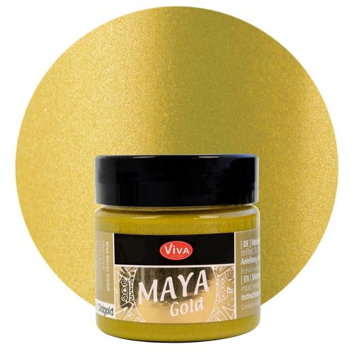 Peinture à effets "Maya Gold" - 45 ml - Or antique