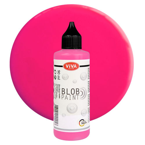 Peinture pour Blob Art  - 90 ml - Rose fluo