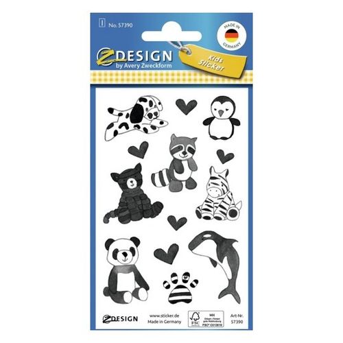 Stickers Z-Design Kids - Animaux mignons