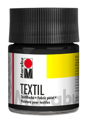 Peinture pour tissu "Textil" - 50 ml - Noir