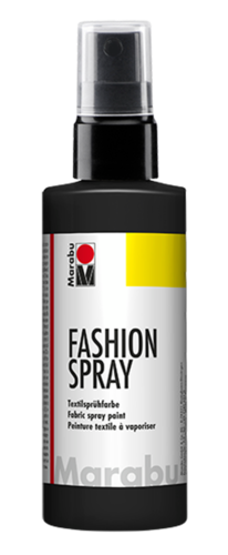 Peinture textile "Fashion-Spray" - 100 ml - Noir