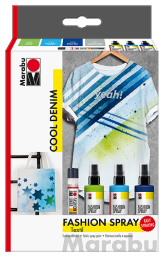 Peinture textile "Fashion-Spray" - Denim cool