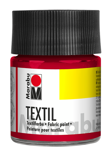 Peinture pour tissu "Textil" - 50 ml - Rouge