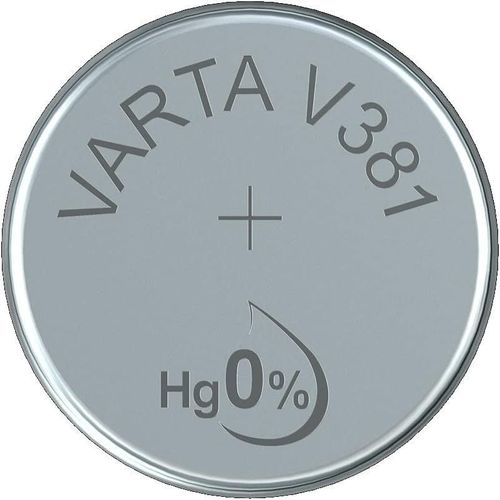 Pile oxyde argent pour montres, V381 (SR55), 1,55 V
