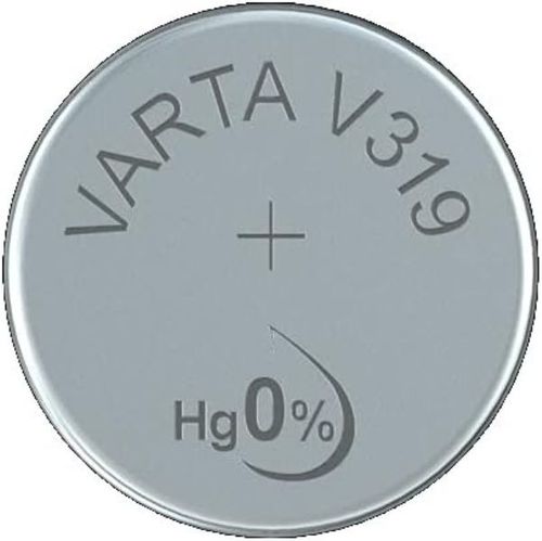 Pile oxyde argent pour montres, V319 (SR64), 1,55 Volt